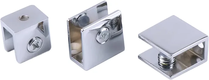Glass Bracket - Zinc (Small)