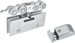 Glass Door Sliding Wheel (Square Clamp)